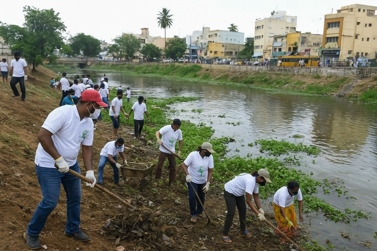 Vaigai & Othakadai Desilt Drive Launched in Madurai City